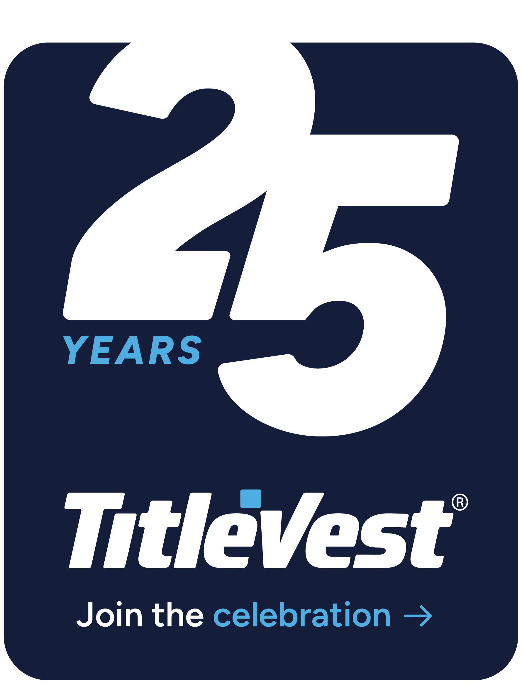 TitleVest 25th Anniversary